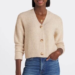 ISO love Ellie Marlo full button cardigan - small/ivory